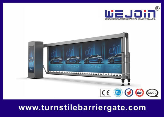 品質  Intelligent barrier gate Advertising boom barrier 4.1 meters 3.5meters 4~8 seconds for car park barrier system 工場