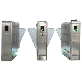 地下鉄駅のための反テーリング機能の 110V/220V ステンレス鋼の折り返しの障壁のゲート
